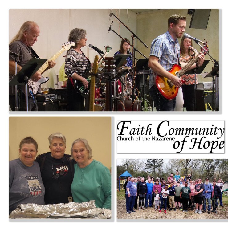 A collage of images of our Church members